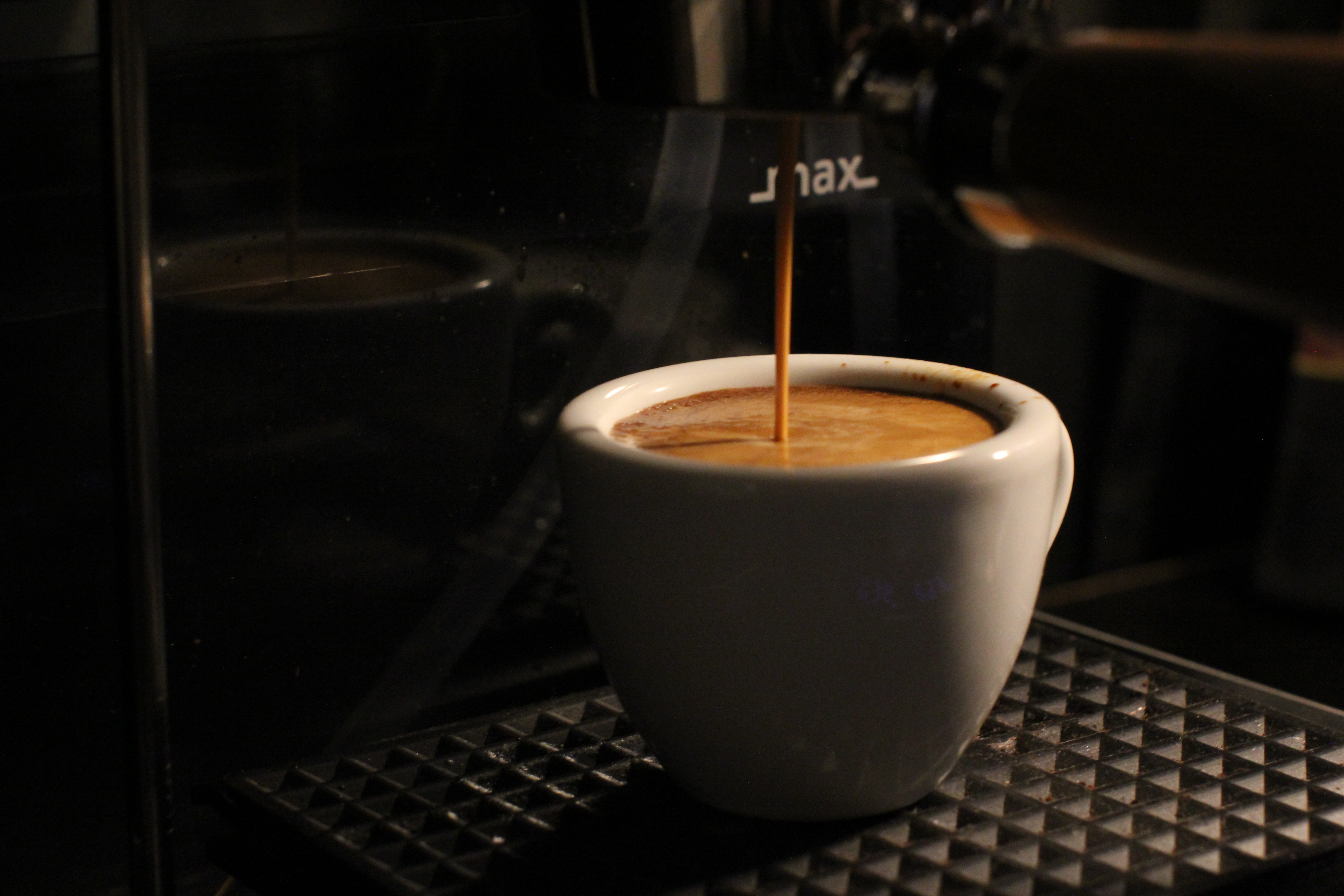 Espresso shot being pulled